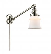 Innovations Lighting 237-PN-G181S-LED - Canton - 1 Light - 8 inch - Polished Nickel -Adjustable Swing Arm