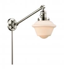 Innovations Lighting 237-PN-G531-LED - Oxford - 1 Light - 8 inch - Polished Nickel -Adjustable Swing Arm