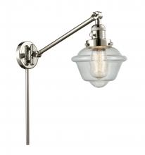 Innovations Lighting 237-PN-G534-LED - Oxford - 1 Light - 8 inch - Polished Nickel -Adjustable Swing Arm
