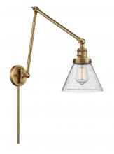 Innovations Lighting 238-BB-G44 - Cone - 1 Light - 8 inch - Brushed Brass -Adjustable Swing Arm
