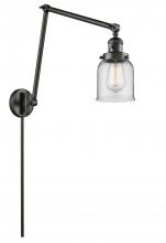 Innovations Lighting 238-OB-G52 - Bell - 1 Light - 8 inch - Oil Rubbed Bronze -Adjustable Swing Arm
