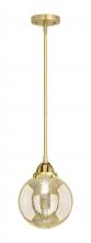 Innovations Lighting 288-1S-SG-G208-8 - Beacon - 1 Light - 8 inch - Satin Gold - Cord hung - Mini Pendant
