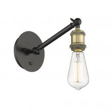 Innovations Lighting 317-1W-BAB - Belfast - 1 Light - 5 inch - Black Antique Brass - Adjustable Sconce
