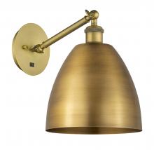 Innovations Lighting 317-1W-BB-MBD-9-BB - Bristol - 1 Light - 9 inch - Brushed Brass - Adjustable Sconce