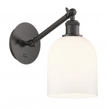 Innovations Lighting 317-1W-OB-G558-6GWH - Bella - 1 Light - 6 inch - Oil Rubbed Bronze - Adjustable Sconce