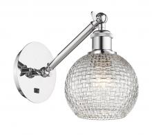 Innovations Lighting 317-1W-PC-G122C-6CL - Athens - 1 Light - 6 inch - Polished Chrome - Adjustable Sconce