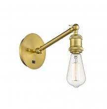 Innovations Lighting 317-1W-SG - Belfast - 1 Light - 5 inch - Satin Gold - Adjustable Sconce