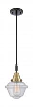 Innovations Lighting 447-1P-BAB-G534 - Oxford - 1 Light - 8 inch - Black Antique Brass - Mini Pendant