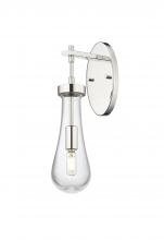Innovations Lighting 451-1W-PN-G451-4CL - Owego - 1 Light - 5 inch - Polished Nickel - Sconce