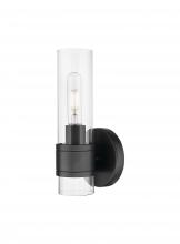 Innovations Lighting 467-1W-BK-G467-CL - Arden - 1 Light - 5 inch - Matte Black - Sconce