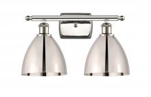 Innovations Lighting 516-2W-PN-MBD-75-PN - Bristol - 2 Light - 18 inch - Polished Nickel - Bath Vanity Light