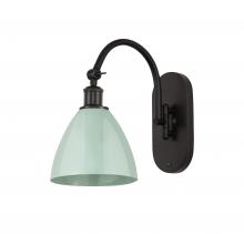 Innovations Lighting 518-1W-OB-MBD-75-SF - Plymouth - 1 Light - 8 inch - Oil Rubbed Bronze - Adjustable Swing Arm