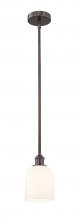 Innovations Lighting 616-1S-OB-G558-6GWH - Bella - 1 Light - 6 inch - Oil Rubbed Bronze - Cord hung - Mini Pendant
