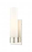 Innovations Lighting 617-1W-PN-G617-11WH - Boreas - 1 Light - 5 inch - Polished Nickel - Sconce