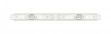 Innovations Lighting 617L-4W-SN-G617-11SDY - Boreas - 4 Light - 51 inch - Satin Nickel - Bath Vanity Light