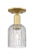Innovations Lighting 716-1C-SG-G559-5CL - Bridal Veil - 1 Light - 6 inch - Satin Gold - Semi-Flush Mount