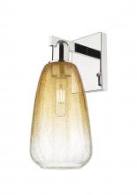 Innovations Lighting 716-1W-PN-G480-6AM - Brookhaven Almond - 1 Light - 6 inch - Polished Nickel - Sconce