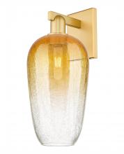 Innovations Lighting 716-1W-SG-G484-7AM - Brookhaven Flute - 1 Light - 6 inch - Satin Gold - Sconce