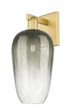 Innovations Lighting 716-1W-SG-G484-7SL - Brookhaven Flute - 1 Light - 6 inch - Satin Gold - Sconce