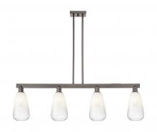 Innovations Lighting 716-4I-OB-G480-6OP - Brookhaven Almond - 4 Light - 48 inch - Oil Rubbed Bronze - Cord hung - Island Light