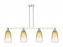 Innovations Lighting 716-4I-PN-G480-6AM - Brookhaven Almond - 4 Light - 48 inch - Polished Nickel - Cord hung - Island Light