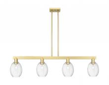 Innovations Lighting 716-4I-SG-G459-6CL - Preston - 4 Light - 48 inch - Satin Gold - Cord hung - Island Light