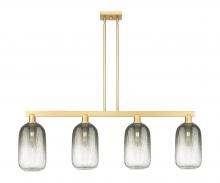Innovations Lighting 716-4I-SG-G482-7SL - Brookhaven Cloche - 4 Light - 48 inch - Satin Gold - Cord hung - Island Light