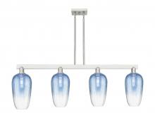 Innovations Lighting 716-4I-SN-G484-7SB - Brookhaven Flute - 4 Light - 48 inch - Brushed Satin Nickel - Cord hung - Island Light
