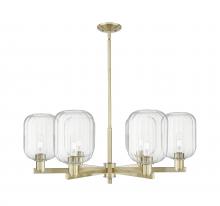 Innovations Lighting 716-6CR-AB-G460-7CL - Preston - 6 Light - 24 inch - Antique Brass - Chandelier