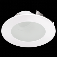 Elco Lighting ELK4349H - 4" HZ RND SLPD RFLCTR W/FRSTD LNS KOTO